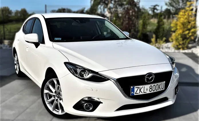 mazda zachodniopomorskie Mazda 3 cena 64900 przebieg: 84500, rok produkcji 2016 z Goleniów